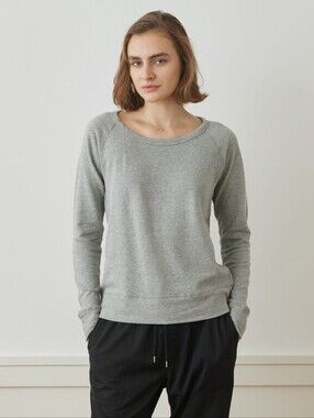 James Perse Women's Back Pile Sweat Pullover XSmall